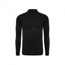 Diadora T-Shirt Running Ml Turtle Neck Act Hp Nero Uomo