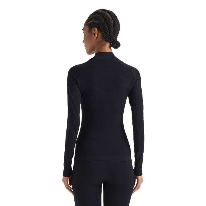 Diadora T-Shirt Running Ml Turtle Neck Act Hp Nero Donna