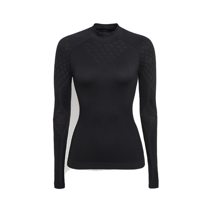 Diadora T-Shirt Running Ml Turtle Neck Act Hp Nero Donna