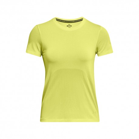 Under Armour Maglia Running Seamless Stride Lime Giallo Reflective Donna
