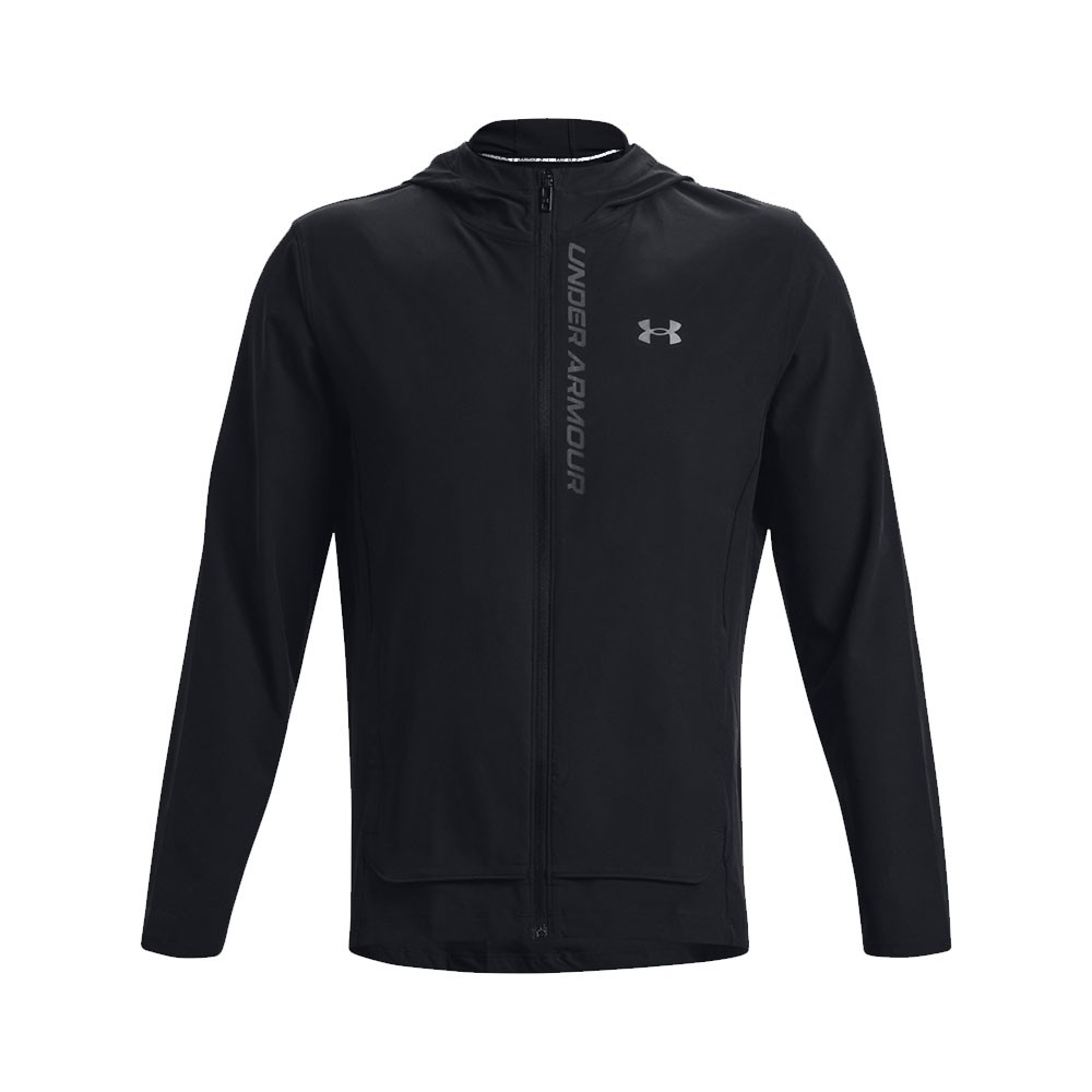 Image of Under Armour Giacca Running Outrun Storm Reflective Nero Grigi Uomo L