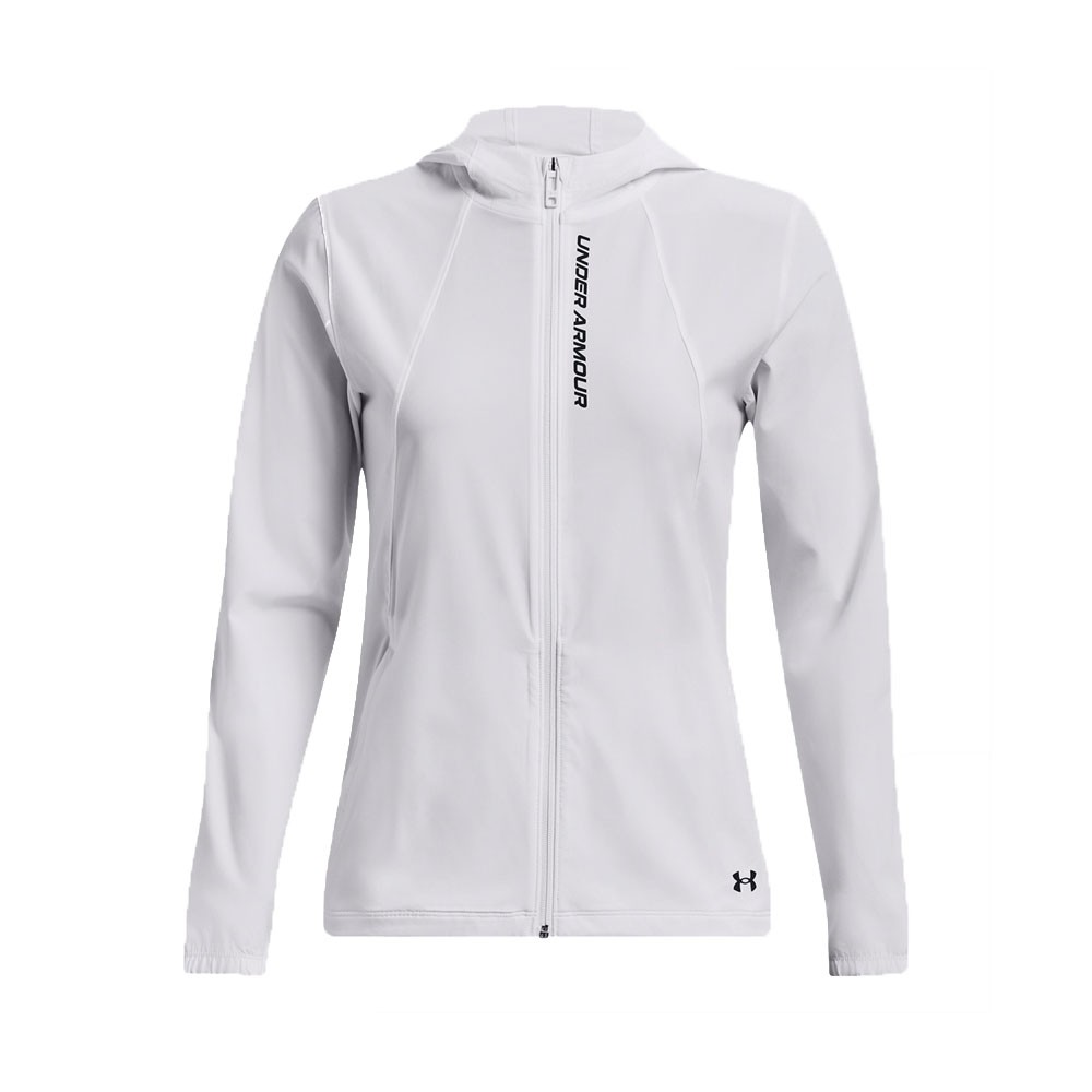 Under Armour Giacca Running Outrun The Storm Bianco Reflective Donna S