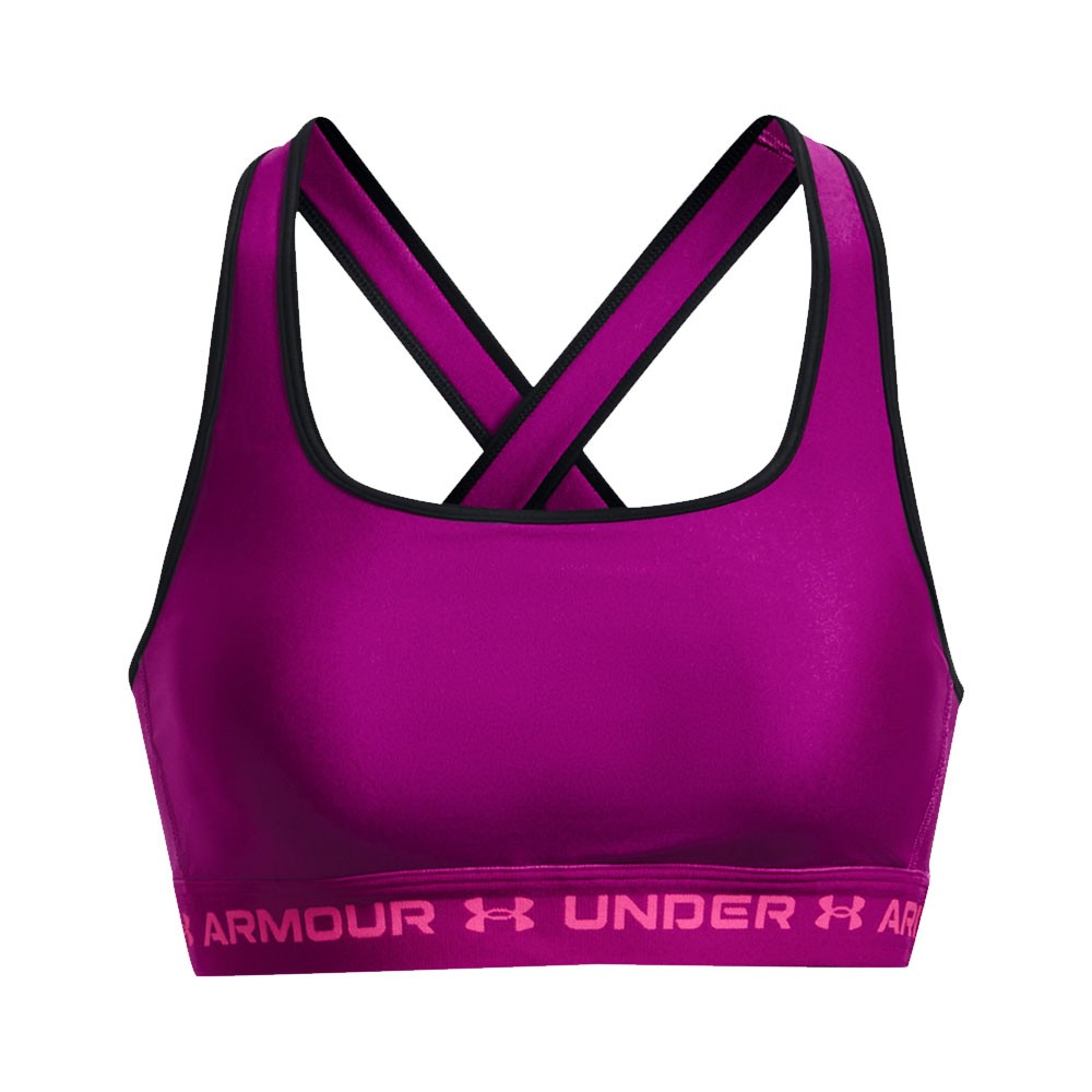 Image of Under Armour Reggiseno Sportivo Crossback Supporto Medio Magenta Donna XS