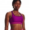 Under Armour Reggiseno Sportivo Crossback Med Supp Train Magenta Donna