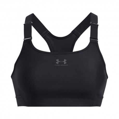 Under Armour Crop Top Running Hg Armour High Nero Nero Donna