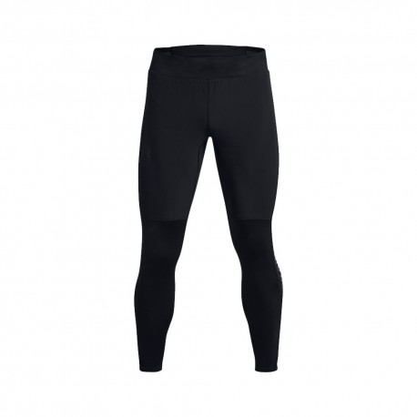 Under Armour Leggings Running Qualifier Elite Cold Nero Jet Gray Reflective Uomo
