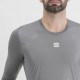 Sportful Maglia Ciclismo Fiandre Thermal Ash Grigio Uomo