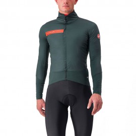 Castelli Giacca Ciclismo Beta Ros Rover Verde Uomo