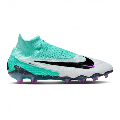 Nike Phantom Gx Elite Df Fg Turchese Bianco - Scarpe Da Calcio Uomo