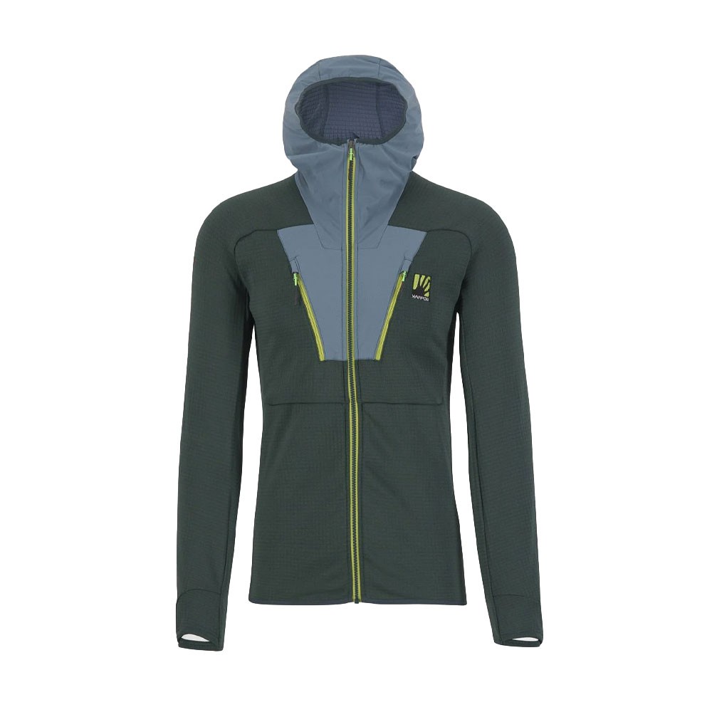 Karpos Fleece Highest Hoodie Grigio Uomo L