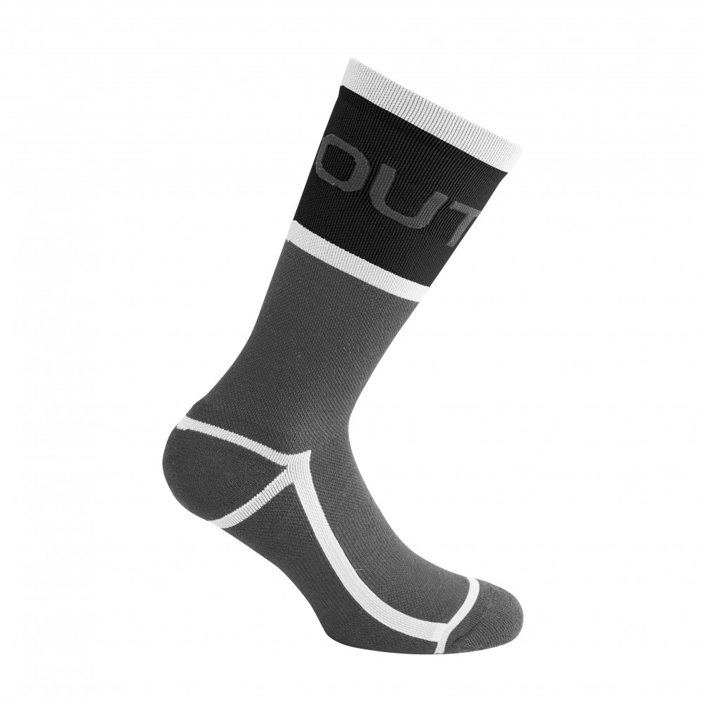 Image of Dotout Calze Ciclismo Prime Melange Dark Grigio Uomo S/M