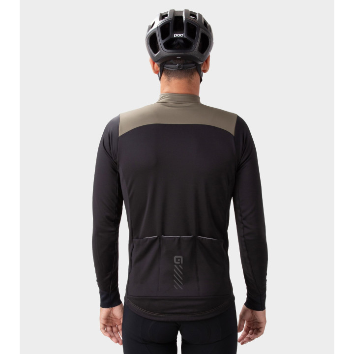Ale' Giacca Ciclismo Fondo 2.0 Verde Oliva Uomo