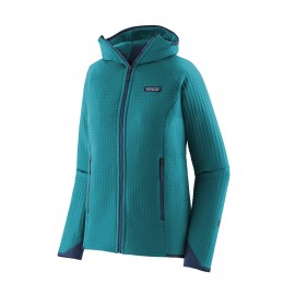 Patagonia Fleece R2 Techface Hoody Belay Blue Donna