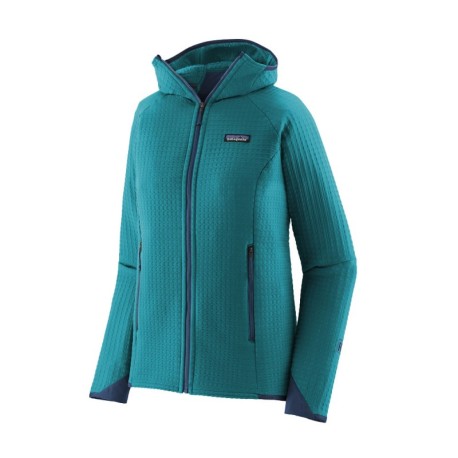 Patagonia Fleece R2 Techface Hoody Belay Blue Donna