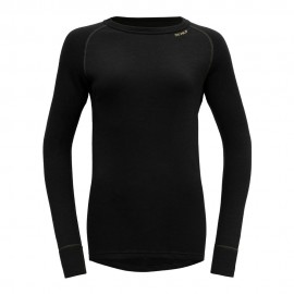 Devold Maglia Trekking Expedition Merino 235 Nero Donna