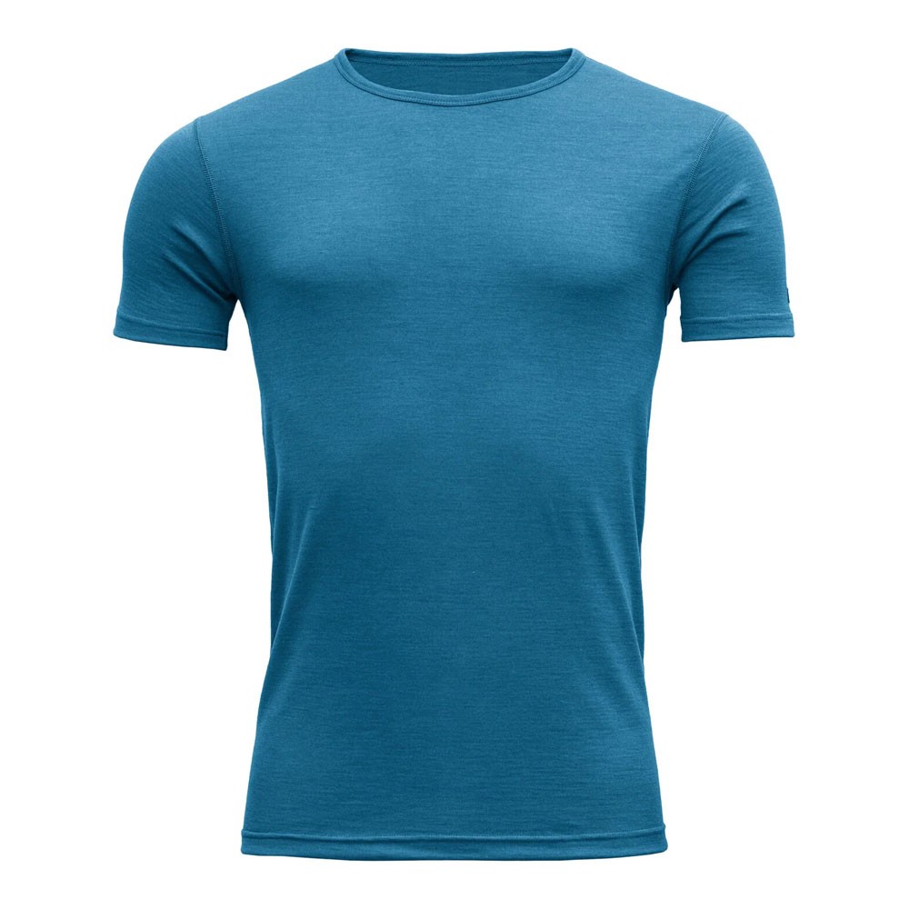 Image of Devold Maglia Trekking Trekking Breeze Merino 150 Blue Melange Uomo L