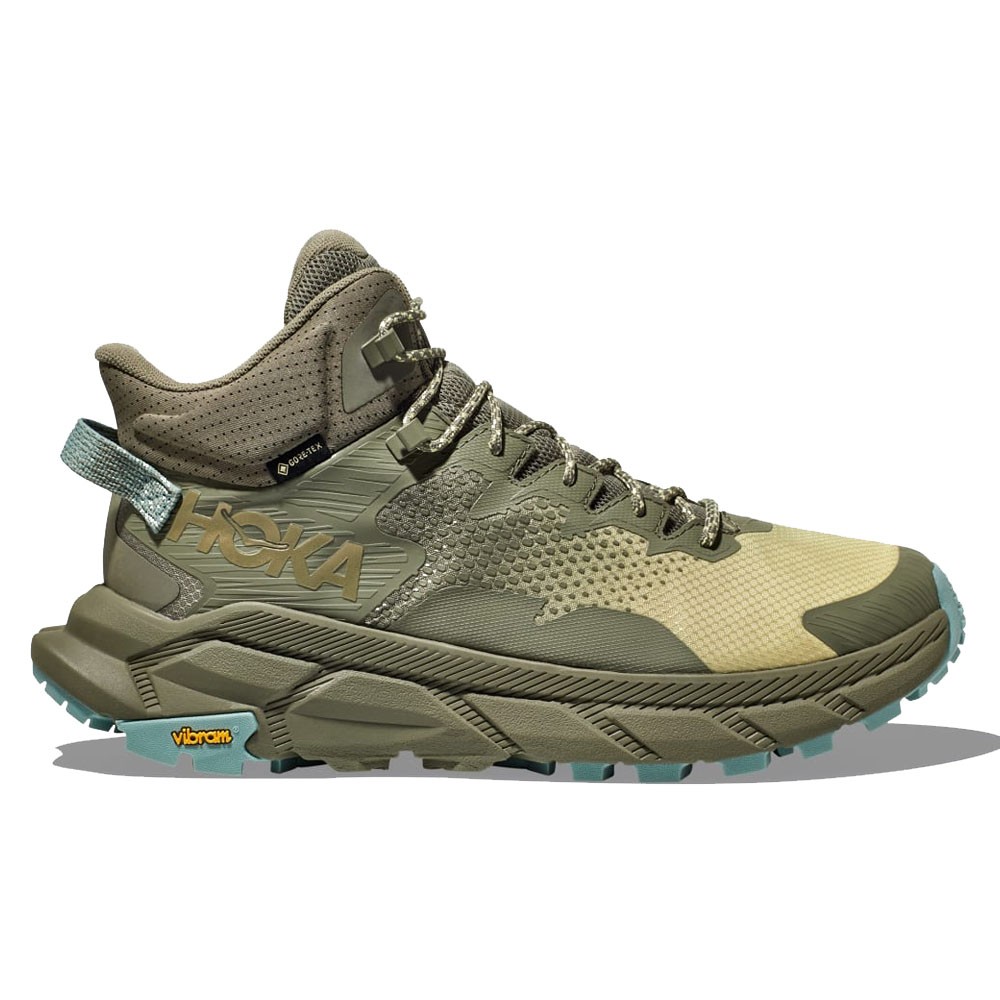 Hoka Mid Trail Code GORE-TEX Verde Azzurro - Scarpe Trekking Uomo EUR 43 1/3 / US 9.5