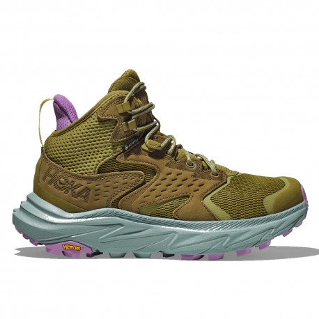 Hoka Anacapa 2 Mid GORE-TEX Verde Moss Agave - Scarpe Trekking Donna