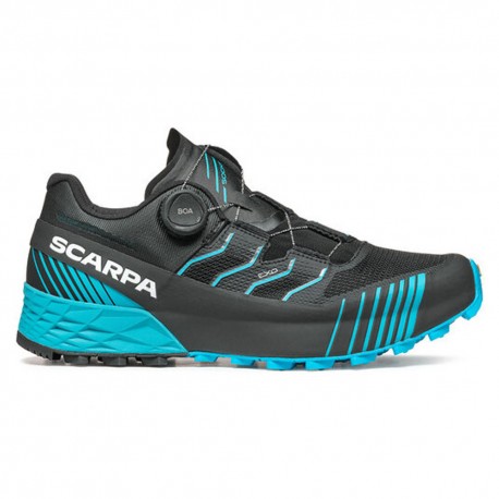 Scarpa Ribelle Run Kalibra St Nero-Azure - Scarpe Trekking Uomo