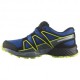 Salomon Speedcross Cswp Nautical Blue Nero Acid Lime - Scarpe Trekking Bambino