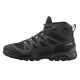 Salomon X Ward Leather Mid GORE-TEX Phantom Nero Magnet - Scarpe Trekking Uomo