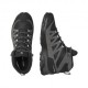 Salomon X Ward Leather Mid GORE-TEX Phantom Nero Magnet - Scarpe Trekking Uomo