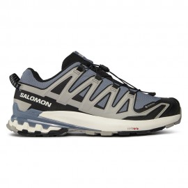 Salomon Xa Pro 3D V9 GORE-TEX Flint Stone Nero Ghost Gray - Scarpe Trekking Uomo