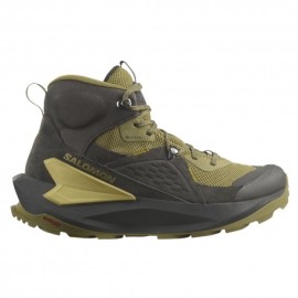 Salomon Elixir Mid GORE-TEX Nero Dried Herb Southern Moss - Scarpe Trekking Uomo