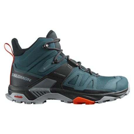 Salomon X Ultra 4 Mid GORE-TEX Stargazer Nero Scarlet Ibis - Scarpe Trekking Uomo