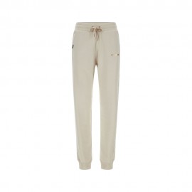 Freddy Pantaloni Con Polsino Banda Beige Donna