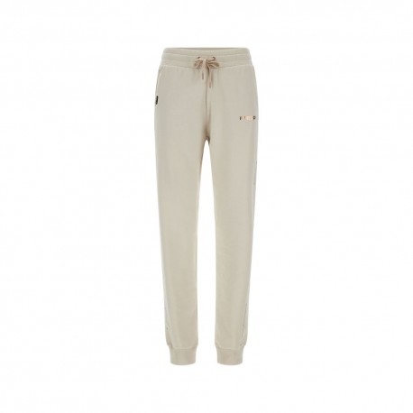 Freddy Pantaloni Con Polsino Banda Beige Donna