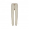Freddy Pantaloni Con Polsino Banda Beige Donna