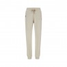 Freddy Pantaloni Con Polsino Banda Beige Donna