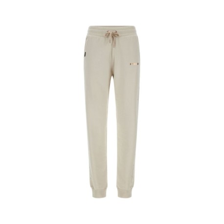 Freddy Pantaloni Con Polsino Banda Beige Donna