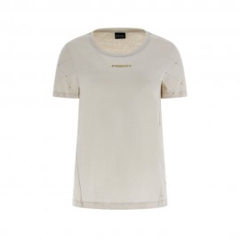 Mezza Manica logo beige