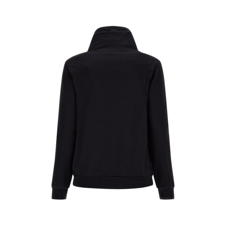 Freddy Felpa Palestra Senza Zip Con Cappuccio Nero Donna
