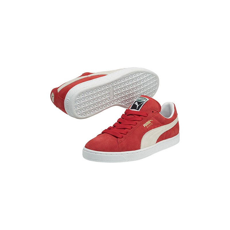 puma suede rosso