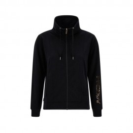 Full Zip Senza Cappuccio nero