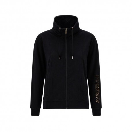 Freddy Felpa Palestra Full Zip Senza Cappuccio Nero Donna