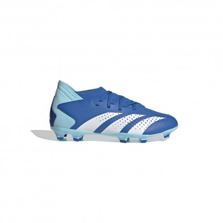 ADIDAS Predator Accuracy .3 Fg Azzurro Bianco - Scarpe Da Calcio Bambino