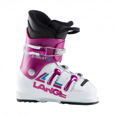 Lange Starlet 50 Rtl Wht Star Rosa - Scarponi Da Sci Bambina