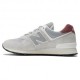 New Balance 574 Mesh Suede Sabbia Grigio - Sneakers Uomo