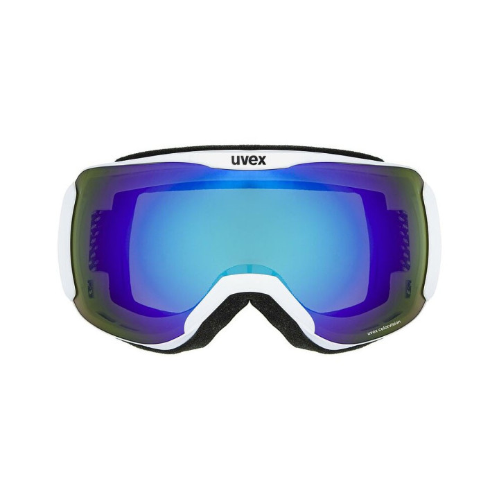 Uvex Maschera Sci Downhill 2100 Cv Bianco Matt Mirror Blue Unisex
