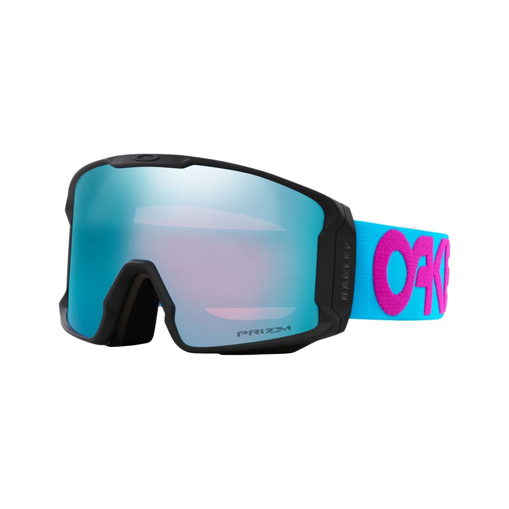 Oakley maschera sci line miner l b1b purple blu prizm sapp irid unisex tu