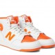 New Balance Bb 480 Hi Lea Bianco Arancio - Sneakers Uomo