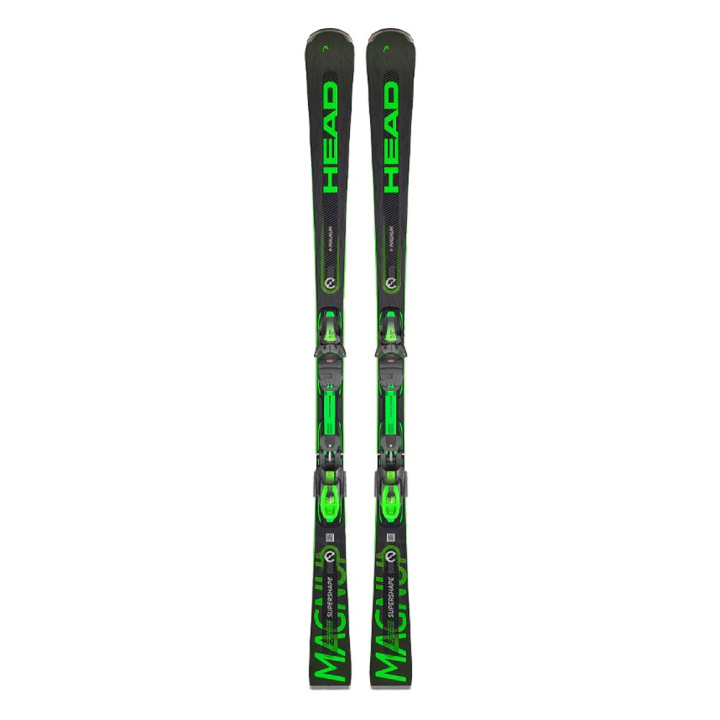 Head Supershape E-Magnum+Prd12 Gw Nero Neon Verde - Sci Uomo