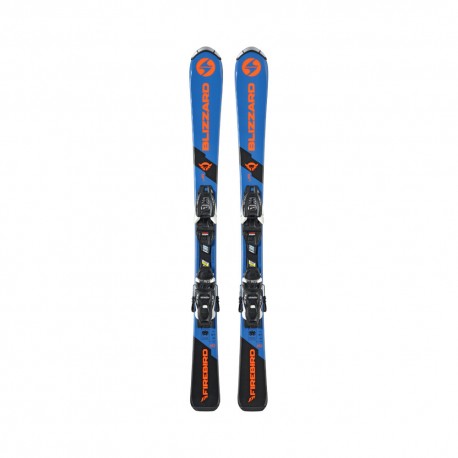 Blizzard Firebird L+Fdt 7 Blue Arancio Nero - Sci Bambino