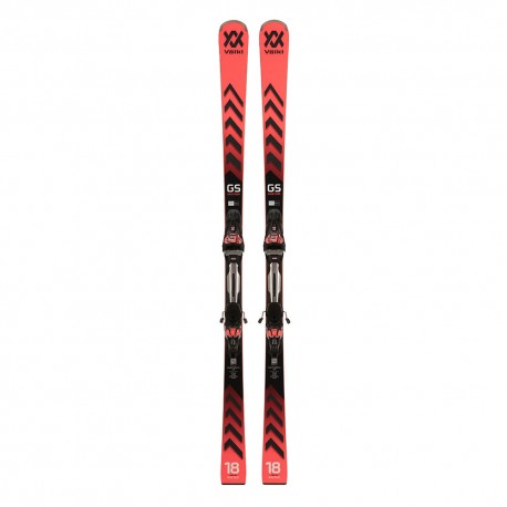 Volkl Racetiger Gs+Rm3 12 Gw Nero Rosso - Sci Uomo