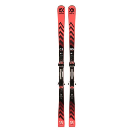 Volkl Racetiger Gs+Rm3 12 Gw Nero Rosso - Sci Uomo