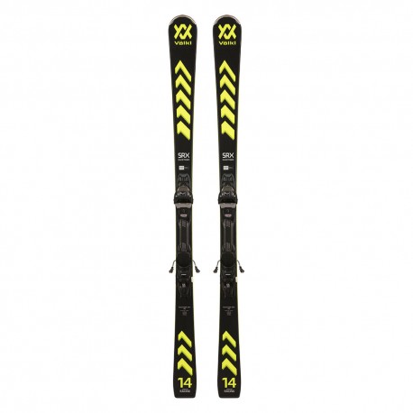 Volkl Racetiger Srx+Vm11 Gw Nero Giallo - Sci Uomo